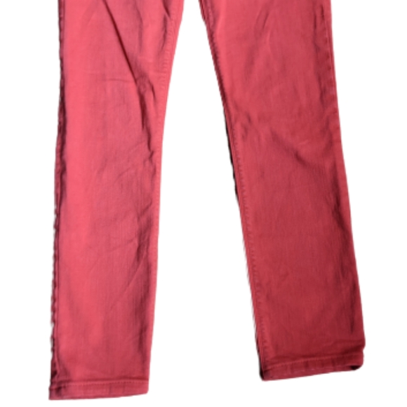 Hudson Nico Stretch Super Skinny Vermillion Jeans 27 - Picture 7 of 11